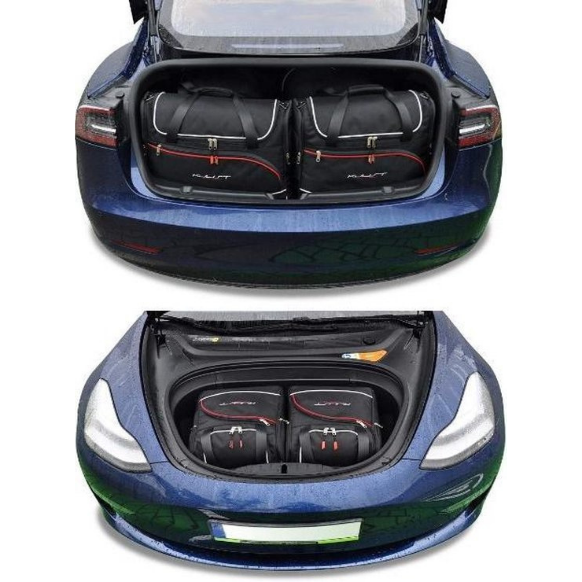 interval dramatisch zin Tesla Model 3 Bespoke Trunk en Frunk Reistassen Set 7-delig Auto Interieur  Organizer Accessoires – Mijn-Tesla