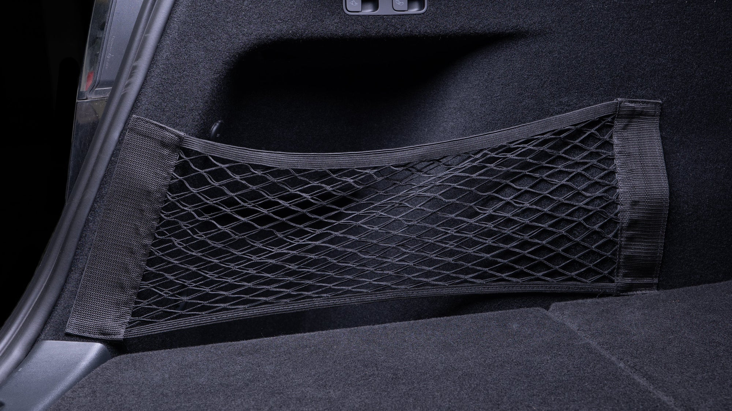 Duurzaam en rekbaar nylon bagagenet passend in elke Tesla
