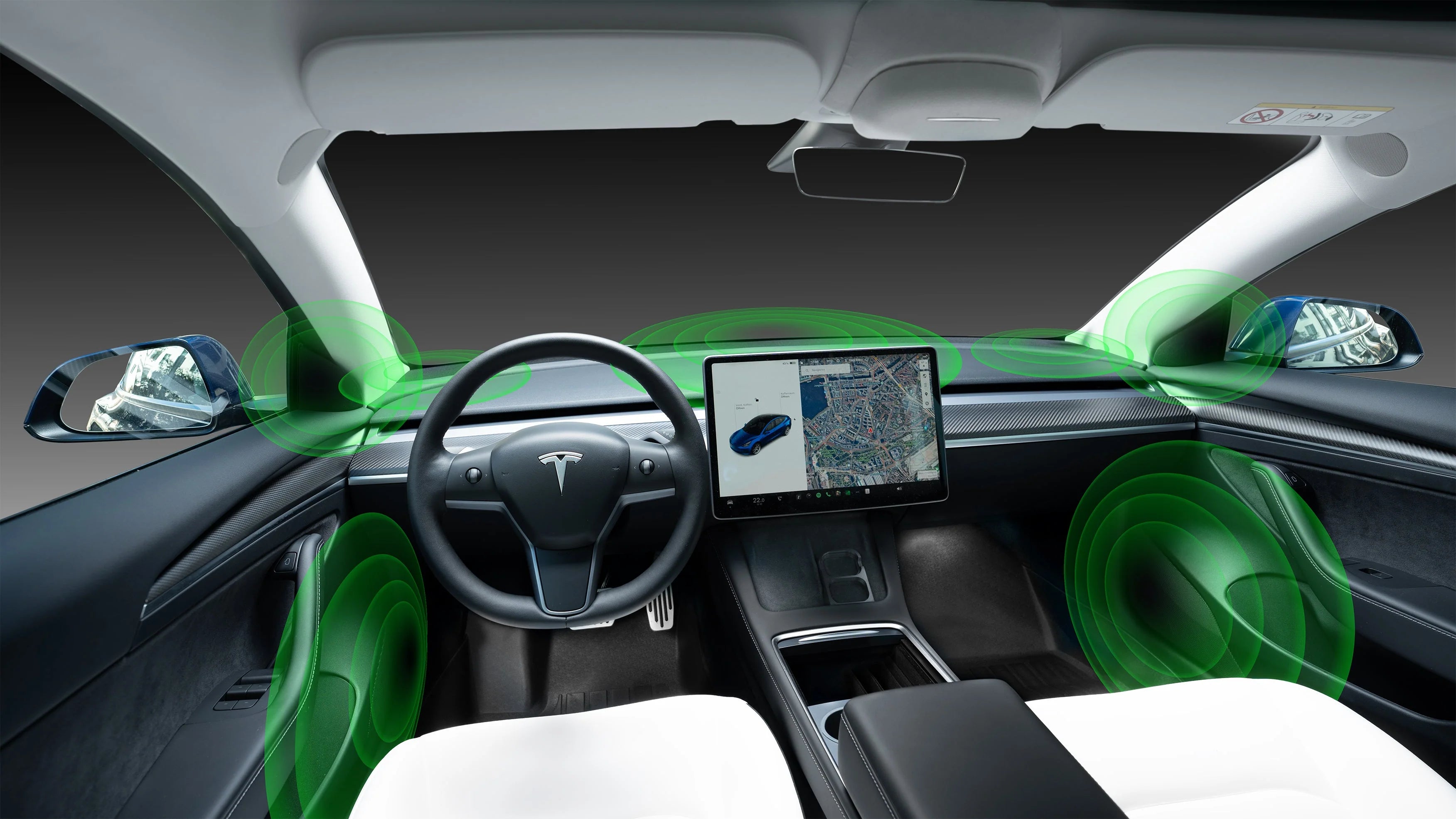 Haut-parleurs D'origine Tesla Model 3 - Lot De 4 Enceintes, Occasion Fonctionnelles