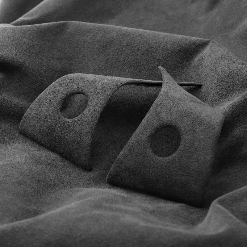Handsteek Naaien Italië Alcantara Auto Stuurhoes Wrap Handsteek Naaien Italië Alcantara Auto Stuurhoes Wrap