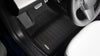 All weather floor mats set interieur voor Tesla Model 3 – Gemaakt van 30% gerecycled materiaal met antislip functie voor extra veiligheid.