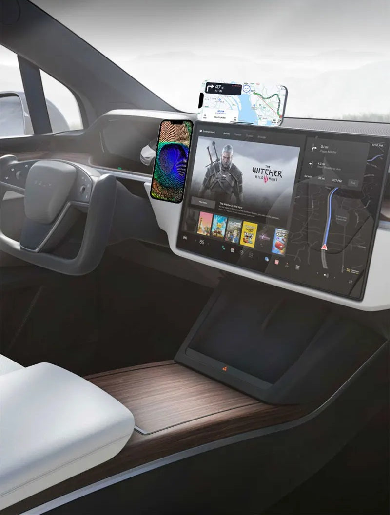 Spigen OneTap MagSafe Telefoonhouder Tesla Model 3/Y/S/X met Draadloos Opladen