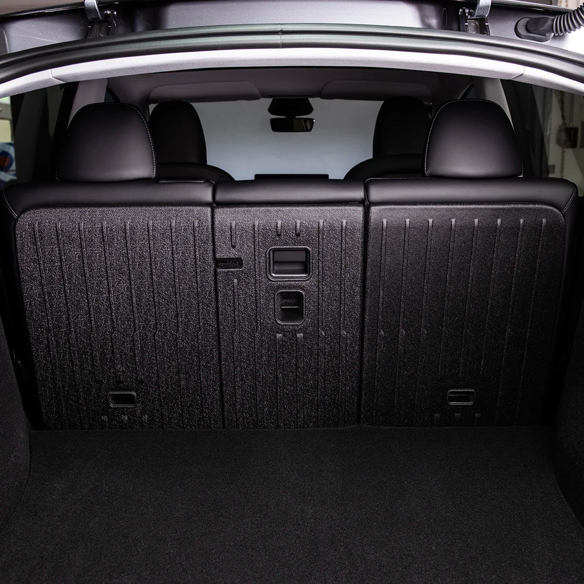 Ywooon Kofferbakorganizer Voor Tesla Model Y Juniper 2025 – Waterdichte Zijopbergdozen Met Deksel, Handgrepen En Tapijtlip, Set Van 2