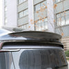 Achteraanzicht van de Tesla Spoiler Model Y Juniper 2025+ in Mat Zwart, benadrukt de performance-stijl en verbeterde stabiliteit bij hogere snelheden.