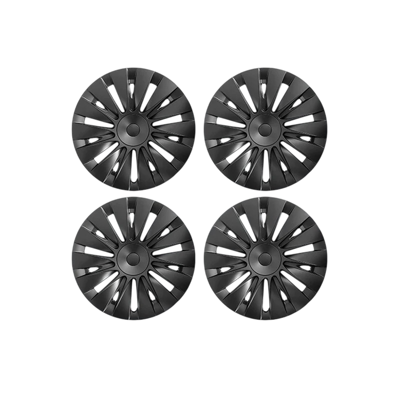 Wieldoppen 19 inch Mat zwart Model Y Aero - EV Accessoires Wieldoppen 19 inch Mat zwart Model Y Aero - EV Accessoires