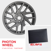 Recarfix Tesla Velg Reparatie Patch Model 3 in Photon Metallic. Herstel tesla model 3 velgen beschadigd snel en professioneel.