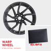 Tesla Velg Reparatie Patch Model 3 in kleur Warp. Eenvoudige oplossing om tesla velgen beschadigd te herstellen zonder spuitwerk.