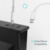 Tesla Model Y Usb Hub verborgen onder de console, perfect afgestemd op de kleur en textuur van de originele Tesla Model Y middenconsole.