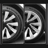 Velgbeschermer Tesla Model Y Juniper 2025+ 20 inch gemonteerd op Helix velg. Voorkom schade en bespaar op tesla velg reparatie.