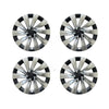 Set van vier Helix 19 inch wieldoppen in Zilver Black voor Tesla Model Y Juniper 2025+ met 19 inch Crossflow velgen
