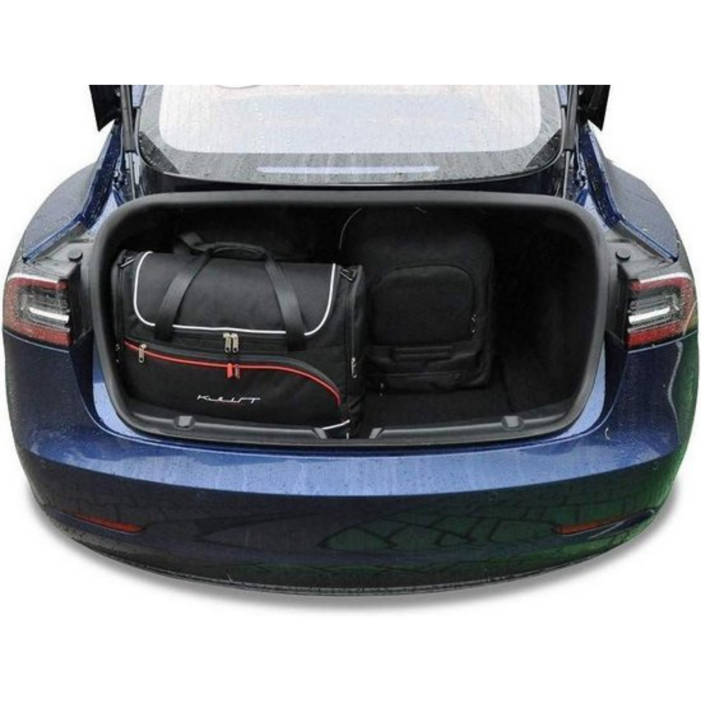 Tesla Model 3 7-delig Bespoke Trunk en Frunk Reistassen Auto Interieur Organizer Accessoires
