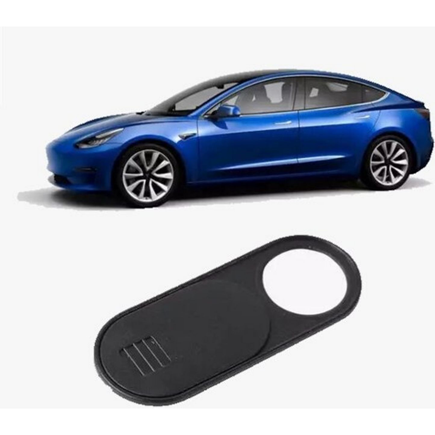 Tesla Model 3 Webcam Cover Privacy Bescherming Auto Accessoire Interieur Camera Beveiliging – Zwart
