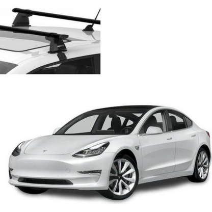 Tesla Model 3 Dakdrager Yakima Dakdragers Zwart Auto Exterieur Accessoires Nederland en België