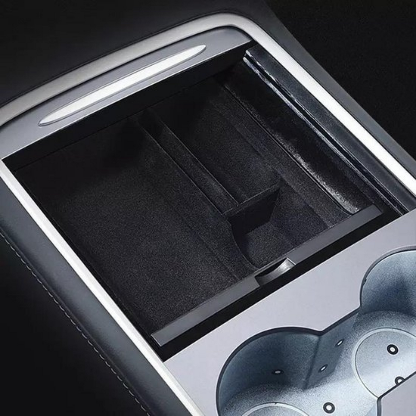 Tesla Model 3 en Y Facelift Middenconsole Organizer Auto Accessoires Opbergbak – Zonnebril Lade