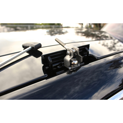 Tesla Model S Dakdrager Zwart juni 2015 - heden Yakima Whispbar Flush Auto Exterieur Accessoires