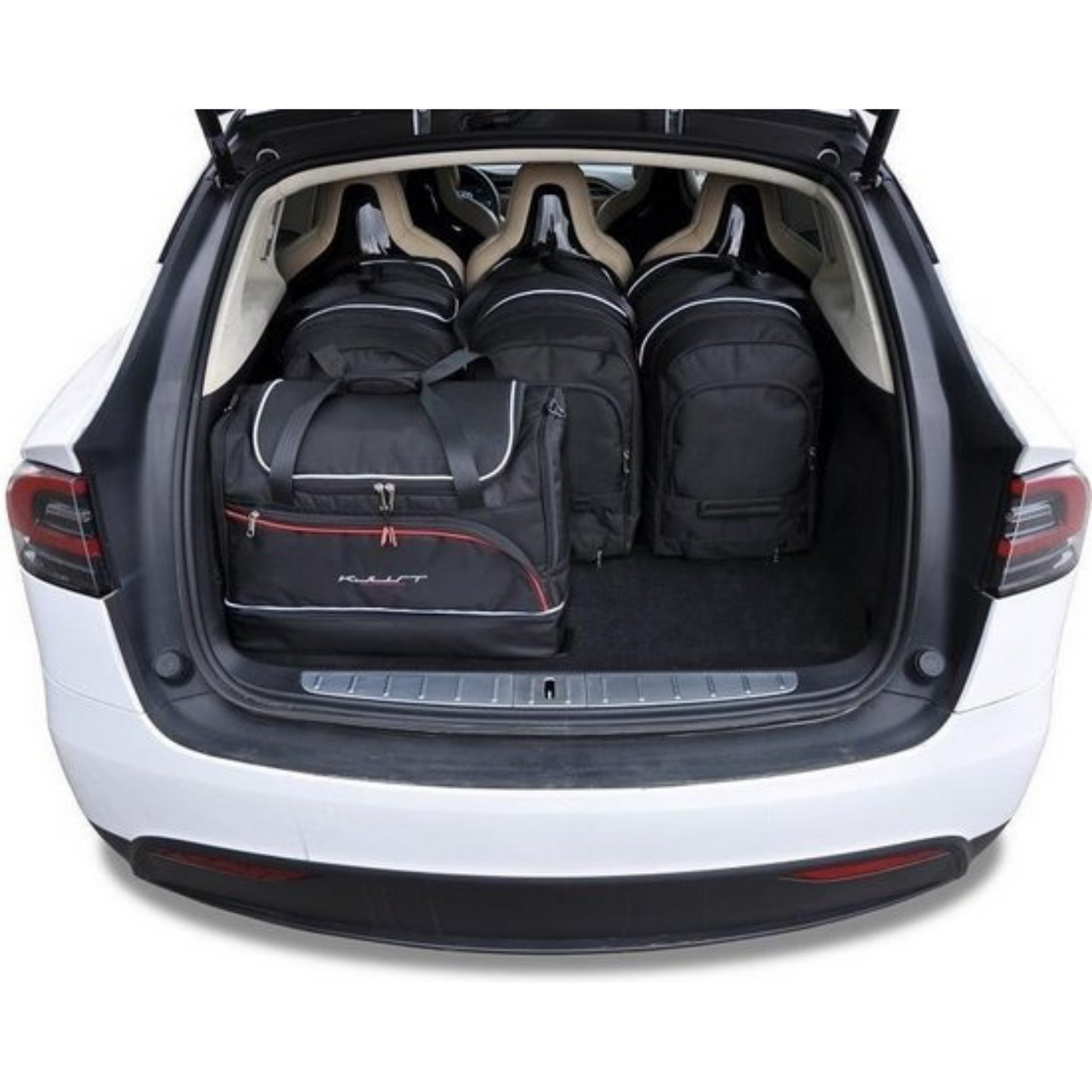 Tesla Model X 2016+ Trunk en Frunk Reistassen 9-delig Organizer Weekendtassen Interieur Accessoires