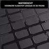 Voorste kofferbak van een Tesla Model 3 met op maat gemaakte frunkmat. Rubbermat biedt optimale bescherming en perfecte pasvorm.