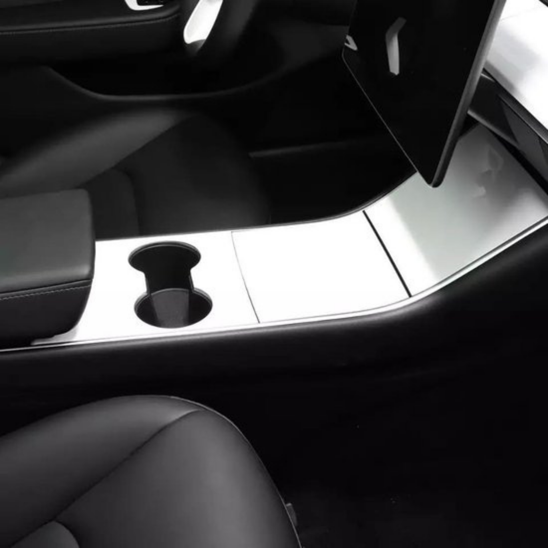 Tesla Model 3 Panelen Middenconsole Wrap Auto Accessoires Wit Nederland België