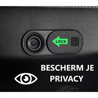 Tesla Model 3 Webcam Cover Privacy Bescherming Auto Accessoire Interieur Camera Beveiliging – Zwart