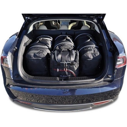 Tesla Model S 2012-2016 Trunk Reistassen 4-delig Organizer Weekendtassen Auto Interieur Accessoires