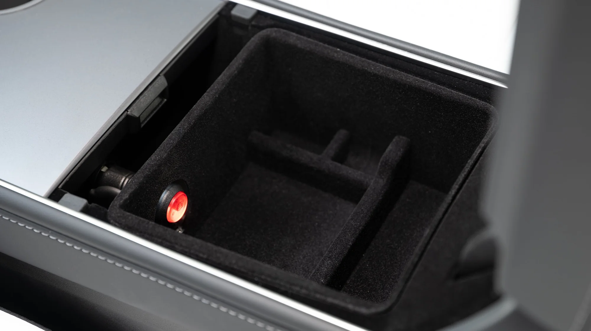Tesla Model Y en Model 3 Facelift Armsteun Organizer Auto Accessoires Opbergbak – Zonnebril Houder