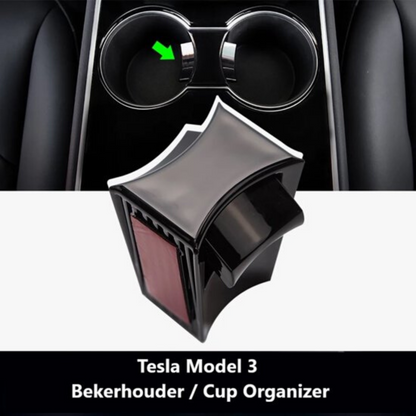 Tesla Model 3 Bekerhouder Middenconsole V2 Cup Organizer Auto Interieur Accessoires Nederland België